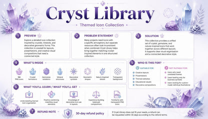 cryst library infographic